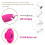 Silicone Vibrating Egg with Remote Control “Dana” Peach 4