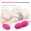 Silicone Vibrating Egg with Remote Control “Heidi” Peach 2