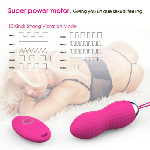 Silicone Vibrating Egg with Remote Control “Heidi” Peach 1