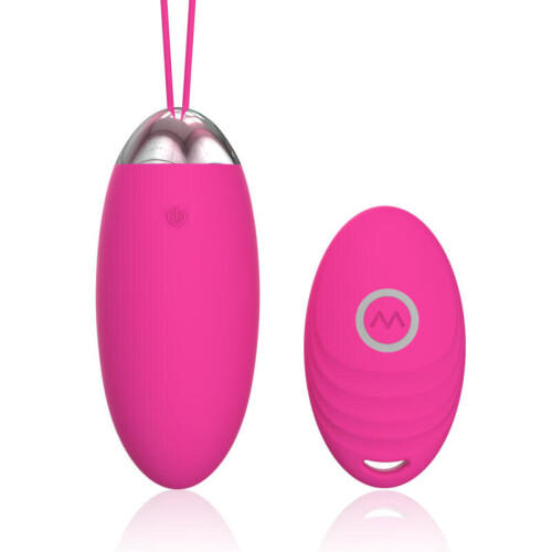 Silicone Vibrating Egg with Remote Control “Dana” Peach