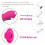 Silicone Vibrating Egg with Remote Control “Heidi” Peach 4