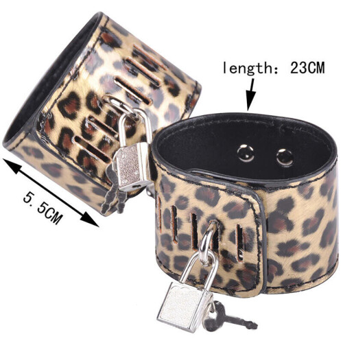 10 Piece Animal Print Leopard Bondage Set 2