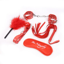 5 Piece Bondage Set (Red)