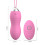 Silicone Vibrating Egg with Remote Control “Heidi” Pink 2
