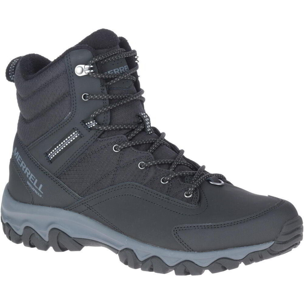 (Black, UK 11) Merrell Thermo Akita Mid Waterproof Mens Walking Hiking Ankle Boots