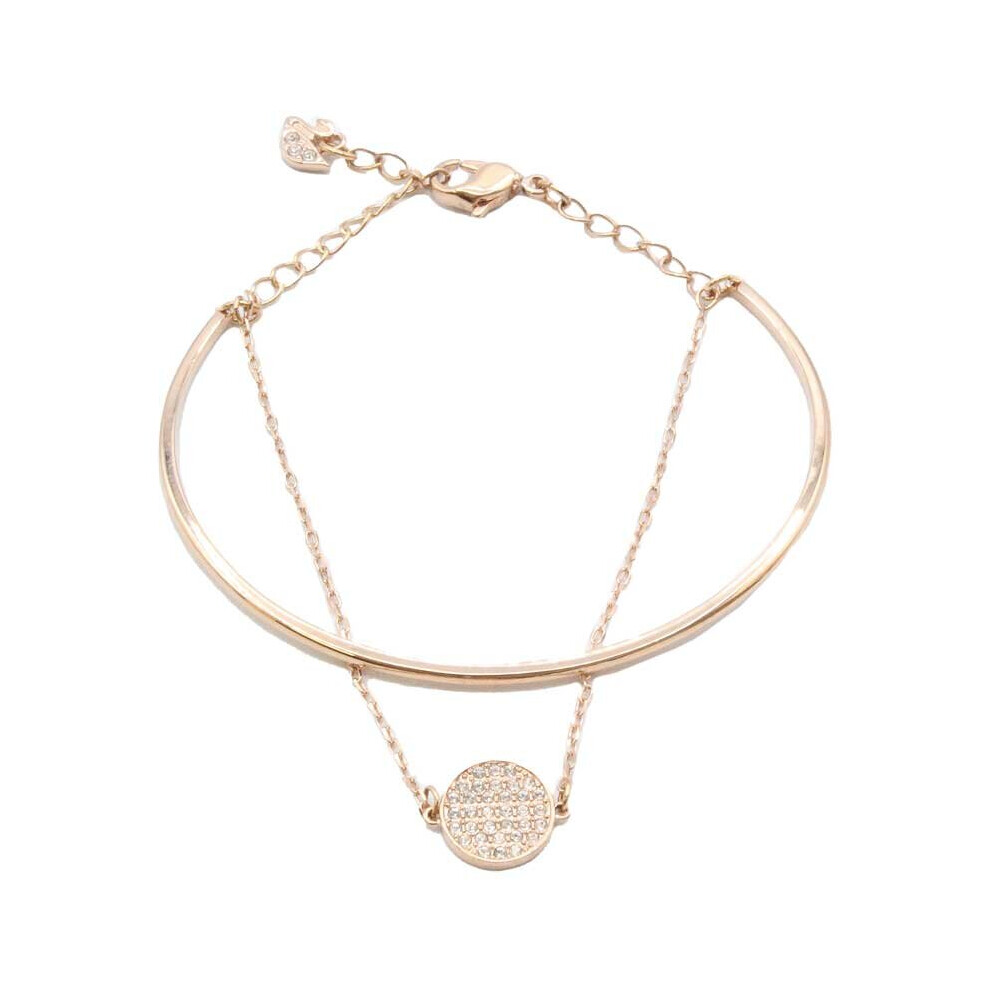 Swarovski Ginger Collection Rose Gold Bangle Bracelet