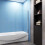 AICA Aica180?Pivot Shower Screen Bathroom Door Panel 800x1400mm 1