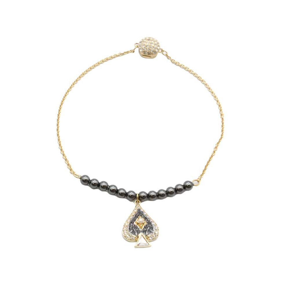 Swarovski Remix Collection Tarot Spade Gold Bracelet