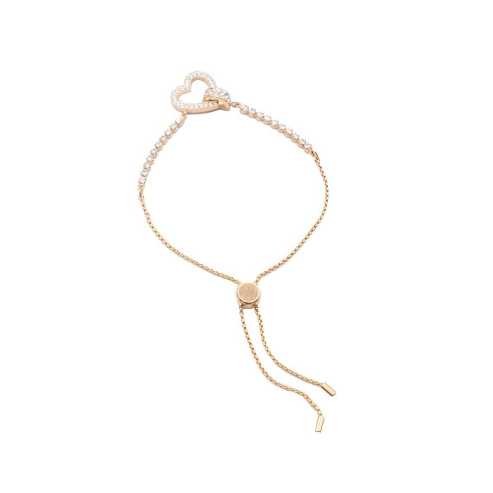 Swarovski Lovely Collection Rose Gold Heart Bracelet