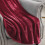 (Red, Double) Fleece Blanket Thick Bed Mink Soft Warm Sofa Throw 4