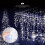 NETTA (1000 LED, Warm White & Cool White) NETTA Icicle Lights with Timer and 8 Light Modes 5