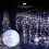 NETTA (1000 LED, Blue & Cool White) NETTA Icicle Lights with Timer and 8 Light Modes 5
