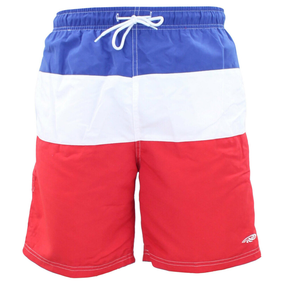 (Red, L) Mens Swimming Board Surf Shorts Swim Beachwear