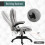 Office Heated Massage Stressless Back Support Comfortable Chair Grey 6