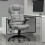 Office Heated Massage Stressless Back Support Comfortable Chair Grey 1