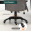 Office Heated Massage Stressless Back Support Comfortable Chair Grey 3