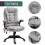 Office Heated Massage Stressless Back Support Comfortable Chair Grey 4
