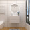(White) Aica Bathroom 800mm Vanity Units with Basin Wall 3