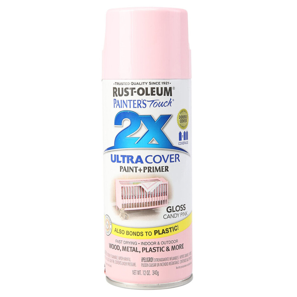 Rustoleum Multipurpose X Painter's Touch Ultra Cover Spray(Candy Pink)