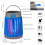 Solar Mosquito Killer Lamp Camping Lights Rechargeable Fly Bug Zapper 3