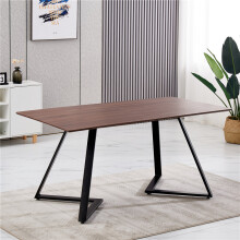 Large Dining Table Wooden Furniture MDF 150cm suit 4-8 People