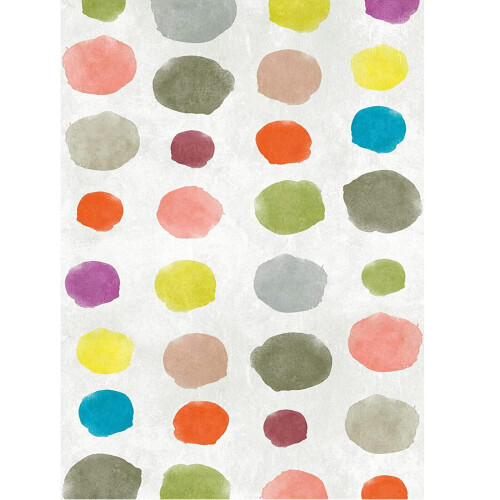 AS Creation AS Creation Multi Coloured Circle Spot Wallpaper Wall Mural 159x280cm