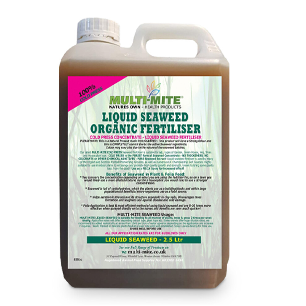 MULTI MITE Liquid Seaweed Organic Fertiliser - 2.5L