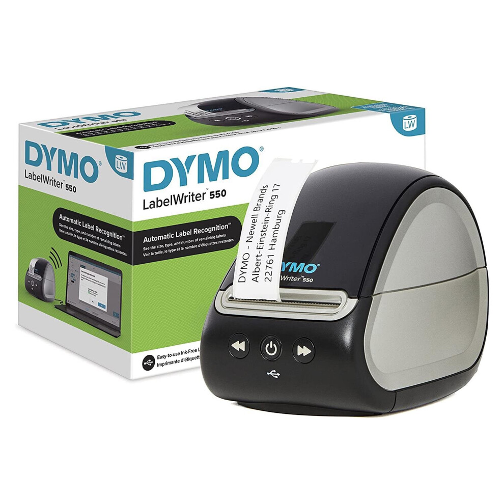 DYMO LabelWriter 550, PC & USB Connect Portable & HandHeld Thermal Label Printer