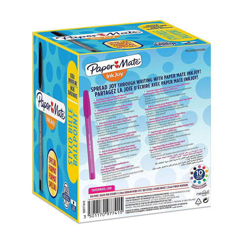 Paper Mate Papermate Inkjoy 100 Stick ballpoint pen Medium Black 100pc(s) 2