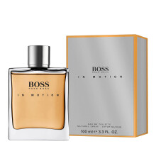 Boss In Motion by Hugo Boss EDT for Men - 3.4 oz / 100 ml - Citrus, Spicy, Woody Fragrance