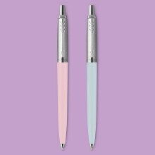 Parker Jotter Originals Ballpoint Pen Pastel Collection | Pink & Blue 50s Finishes | Medium Point | Blue Ink | 2 Count
