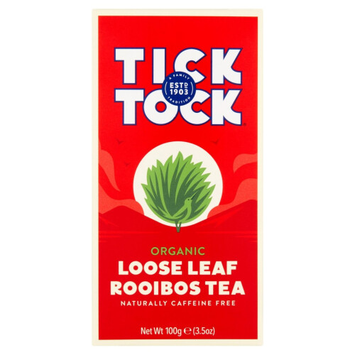Tick Tock Organic Rooibos Loose Leaf 100g (6 Pack)
