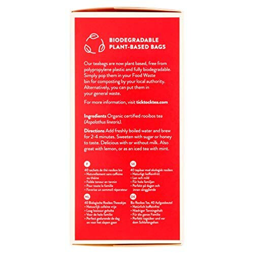 Tick Tock Organic Rooibos Loose Leaf 100g (6 Pack) 1