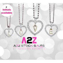 Avon Initial Love Heart Valerie Necklace Letter P in Gift Box