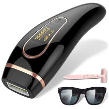 (Black) Ipl Hair Removal Permanent Painless Hair Remover Device For Facial Whole Body
