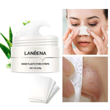 (2 Sets) Nose Plants Pore Strips Blackhead Remover Nose Acne Treatment Peel Off Mud Mask
