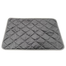 (Gray, L) Pets Self Heating Pads Warm Dog Bed Cat Blanket Thermal Mat Sofas Floors Beds