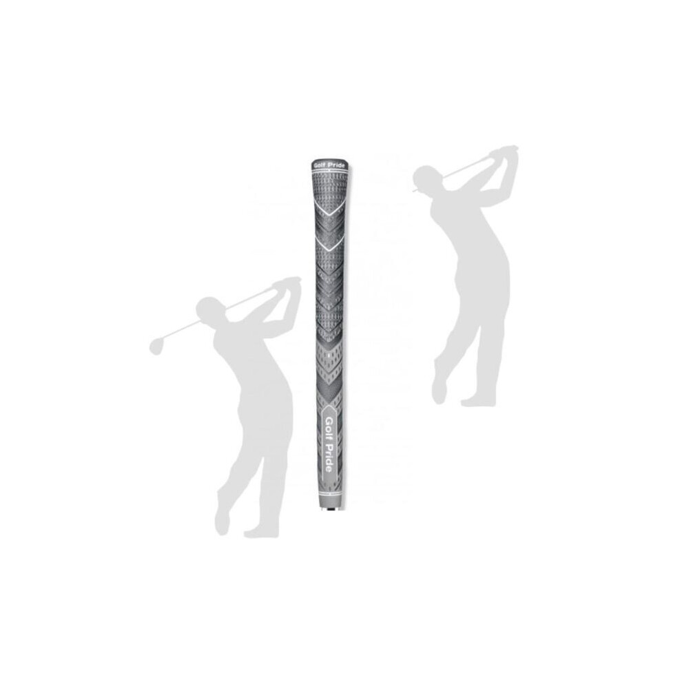 (Grey, Midsize) 13PCS Standard/Midsize Golf Swing Grip MCC PLUS 4 Free Re-Grip Tape