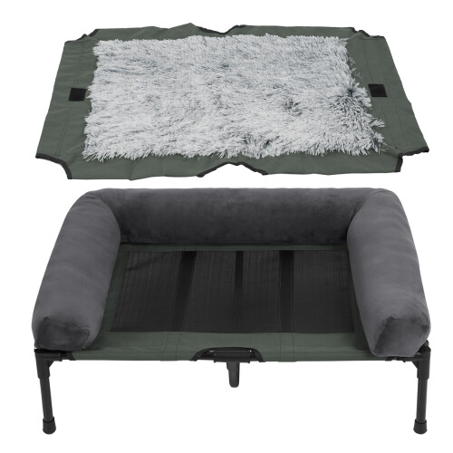 Bingopaw (2XL(130X90cm)) Outdoor Raised Dog Bed Elevated Pet Bed
