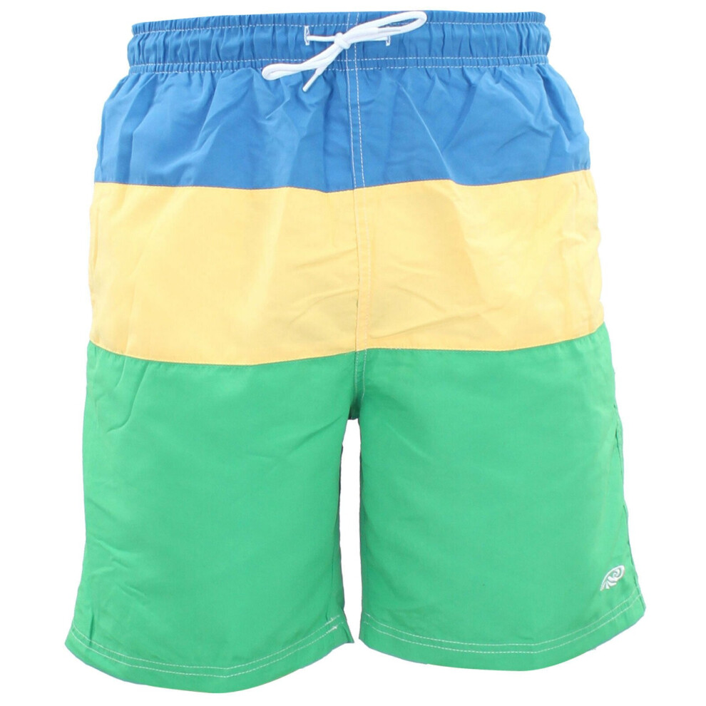 (Green, L) Mens Swimming Board Surf Shorts Swim Beachwear