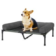 (XL(110X80cm)) Outdoor Raised Dog Bed Elevated Pet Bed