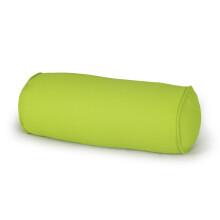 (Lime Green, Medium 15x45 cm) Round Shaped Bolster Pillow Case -100% Cotton cover Long Orthopaedic back Neck & Head Support Pillowcase Cylinder Bed Sleeping Pillow Case Covers