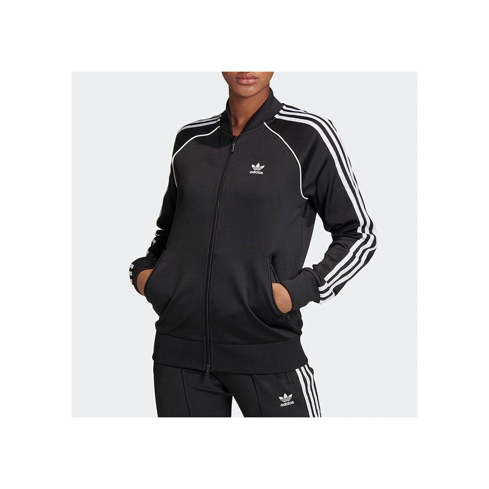 (UK10) Adidas Originals Jacket Womens Superstar Track Top