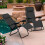 NEO Neo Black Zero Gravity Recliner Garden Sun Lounger x2 2