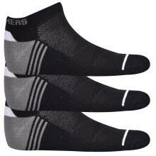 (Lowa) 3Pairs Mens Socks Ankle Trainers Liner Cushioned 7-11