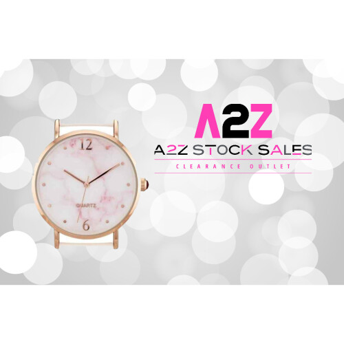 Avon Avon Amabella Semi-Precious Watch Pink with white Strap