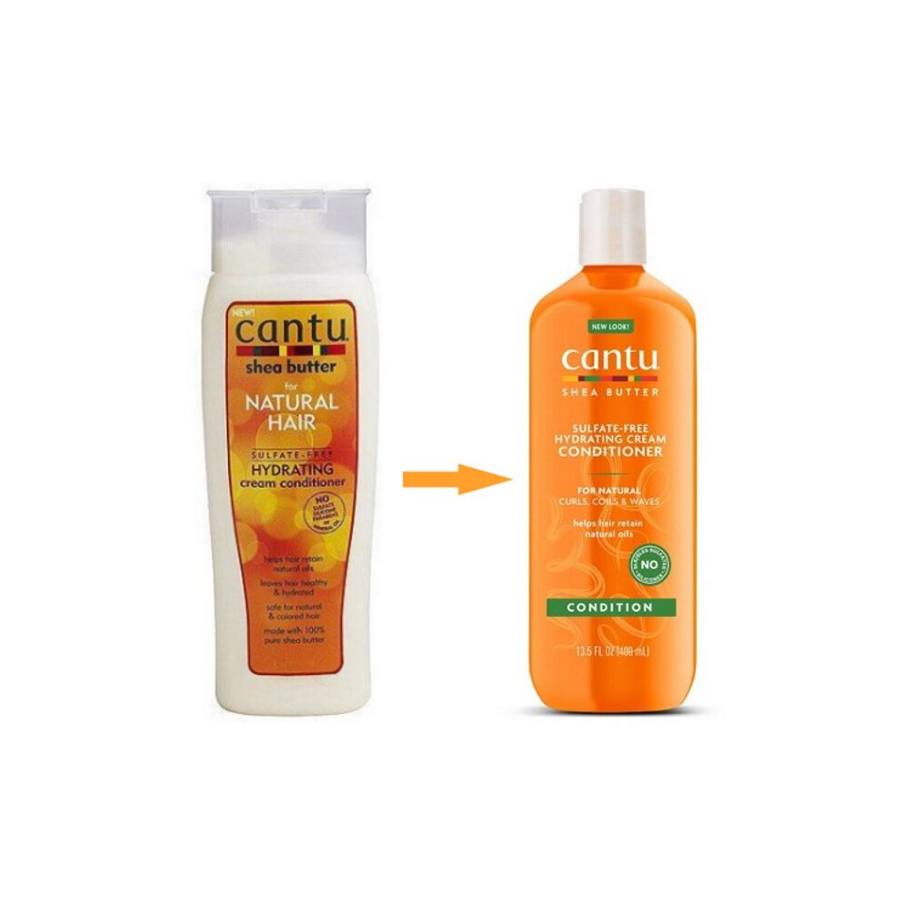 Cantu Natural Hair Conditioner Hydrating (Sulfate-Free) 13.5 Ounce (399ml)