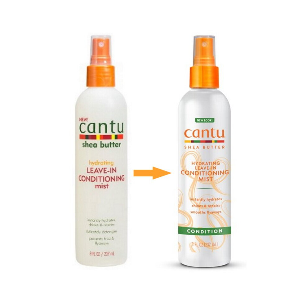 Cantu Shea Butter Hydrating Leave in Conditioning Mist, 8 Fluid Ounce