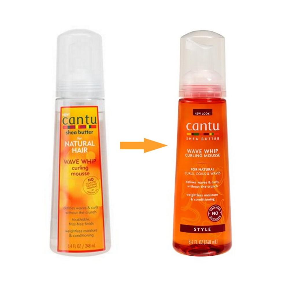 CANTU Shea Butter Wave Whip Curling Mousse 8.4oz