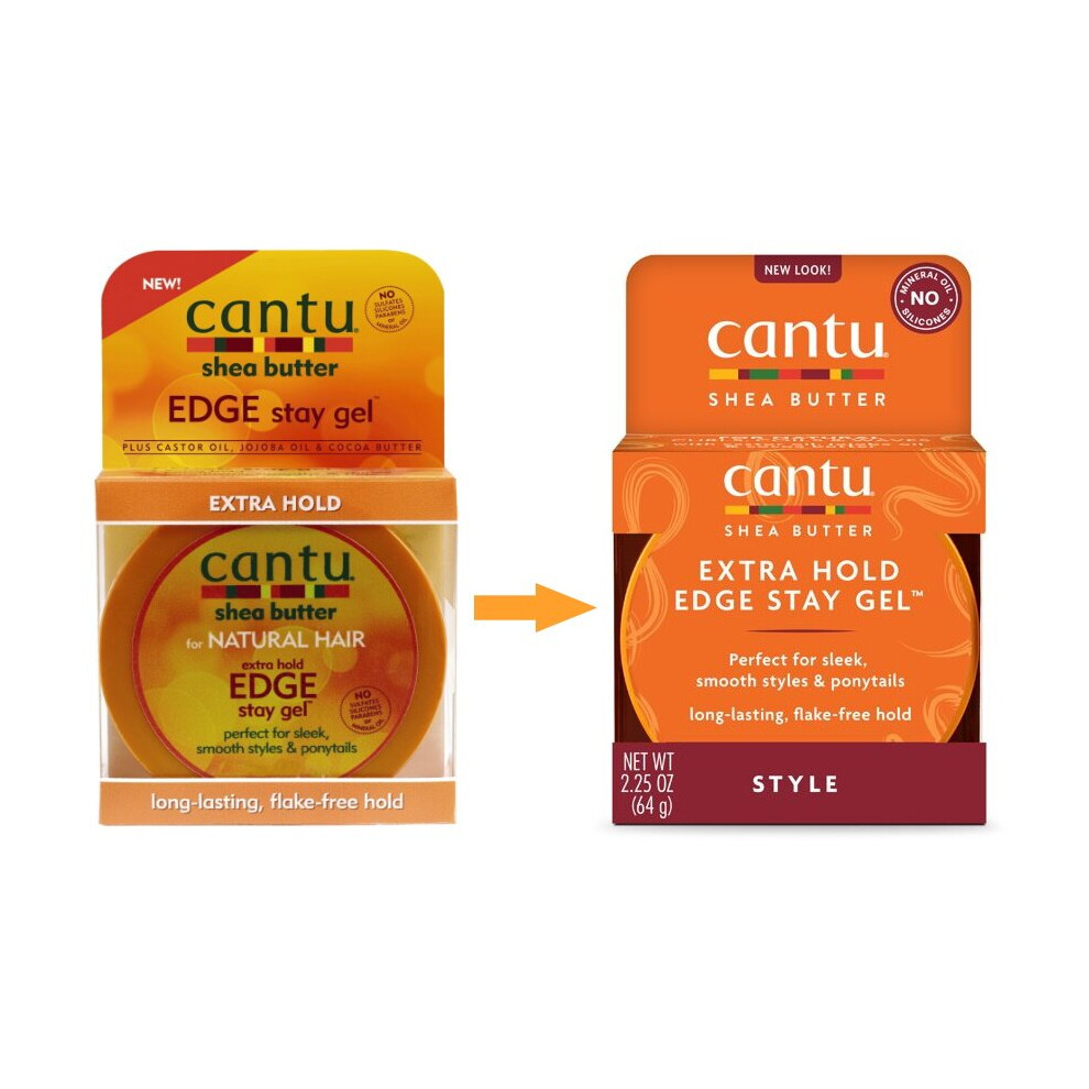CANTU Shea Edge Gel Extra Hold 2.25oz